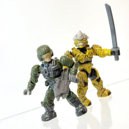 ULTIMATE Halo Wars Bundle w/ Instructions - UNSC Pelican & Wolverine - Mega Bloks