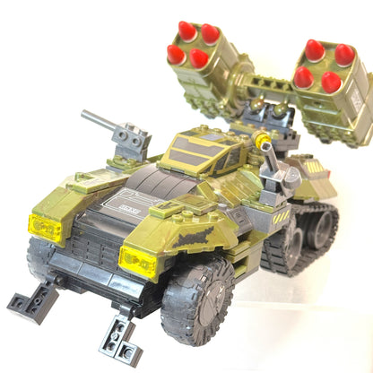 3 100% Complete Sets - UNSC Gremlin, Wolverine, Chopper - Halo Mega Bloks
