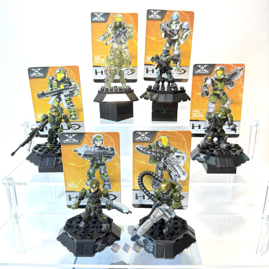 Halo 10th Anniversary Character Pack 100% Complete w/ Instructions - Mega Bloks