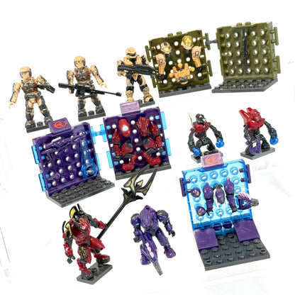 Crimson VS Desert Combat Unit & Weapon Pack - Halo Mega Bloks
