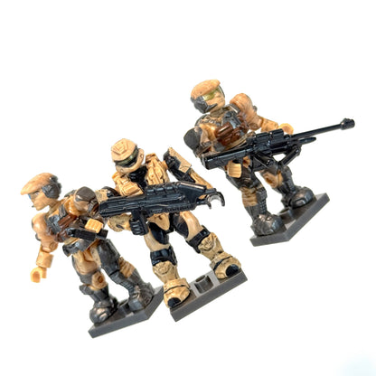 Crimson VS Desert Combat Unit & Weapon Pack - Halo Mega Bloks