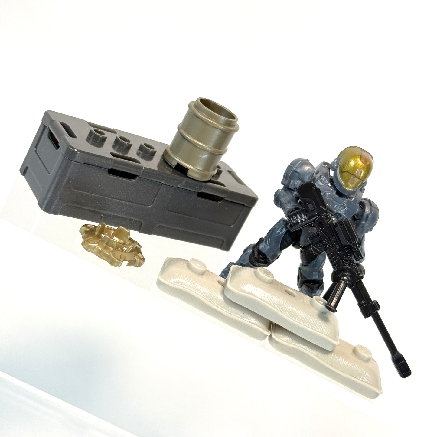 Nostalgic Figure Bundle w/ UNSC Mongoose - Halo Mega Bloks