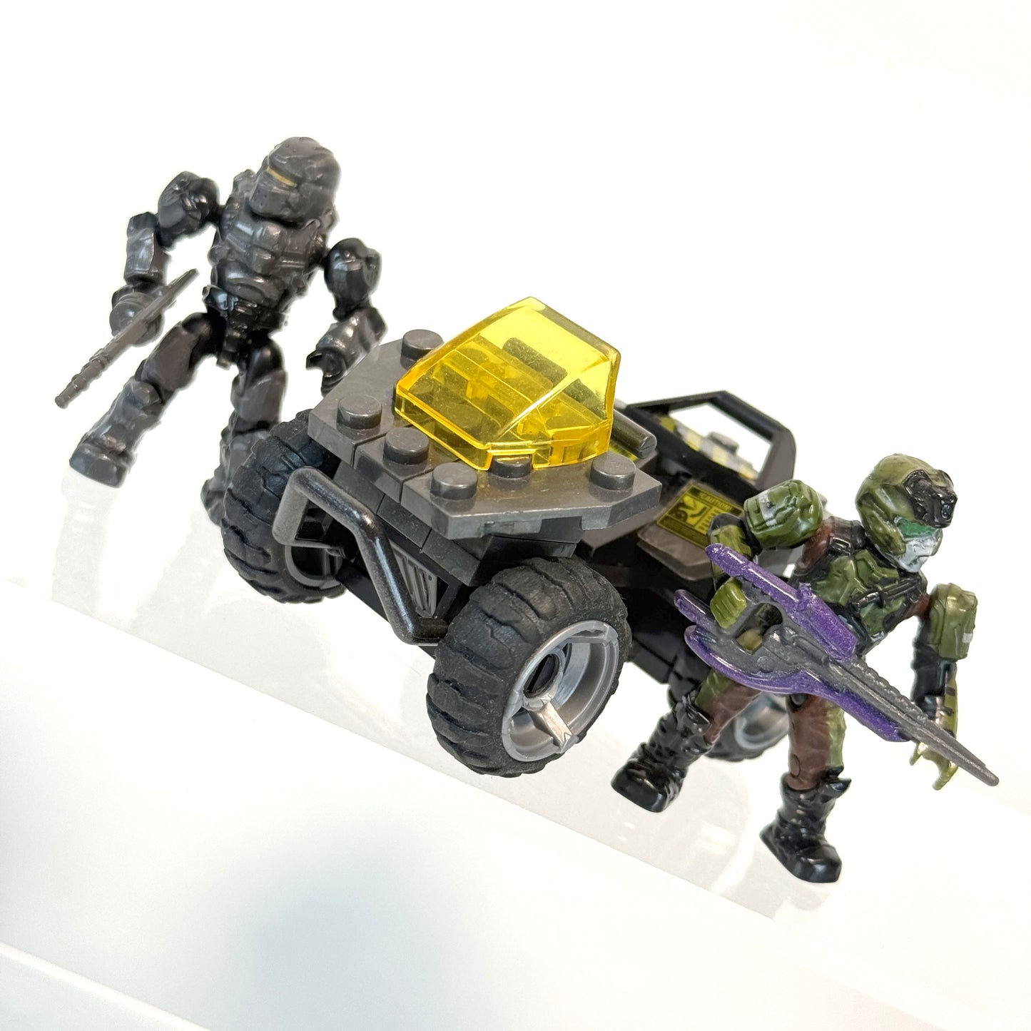 Nostalgic Figure Bundle w/ UNSC Mongoose - Halo Mega Bloks