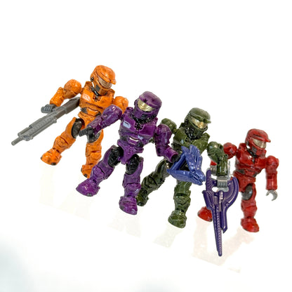Nostalgic Figure Bundle w/ UNSC Mongoose - Halo Mega Bloks