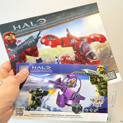 Halo Mega Bloks Collection - THREE Incredible Sets w/ Two Instructions