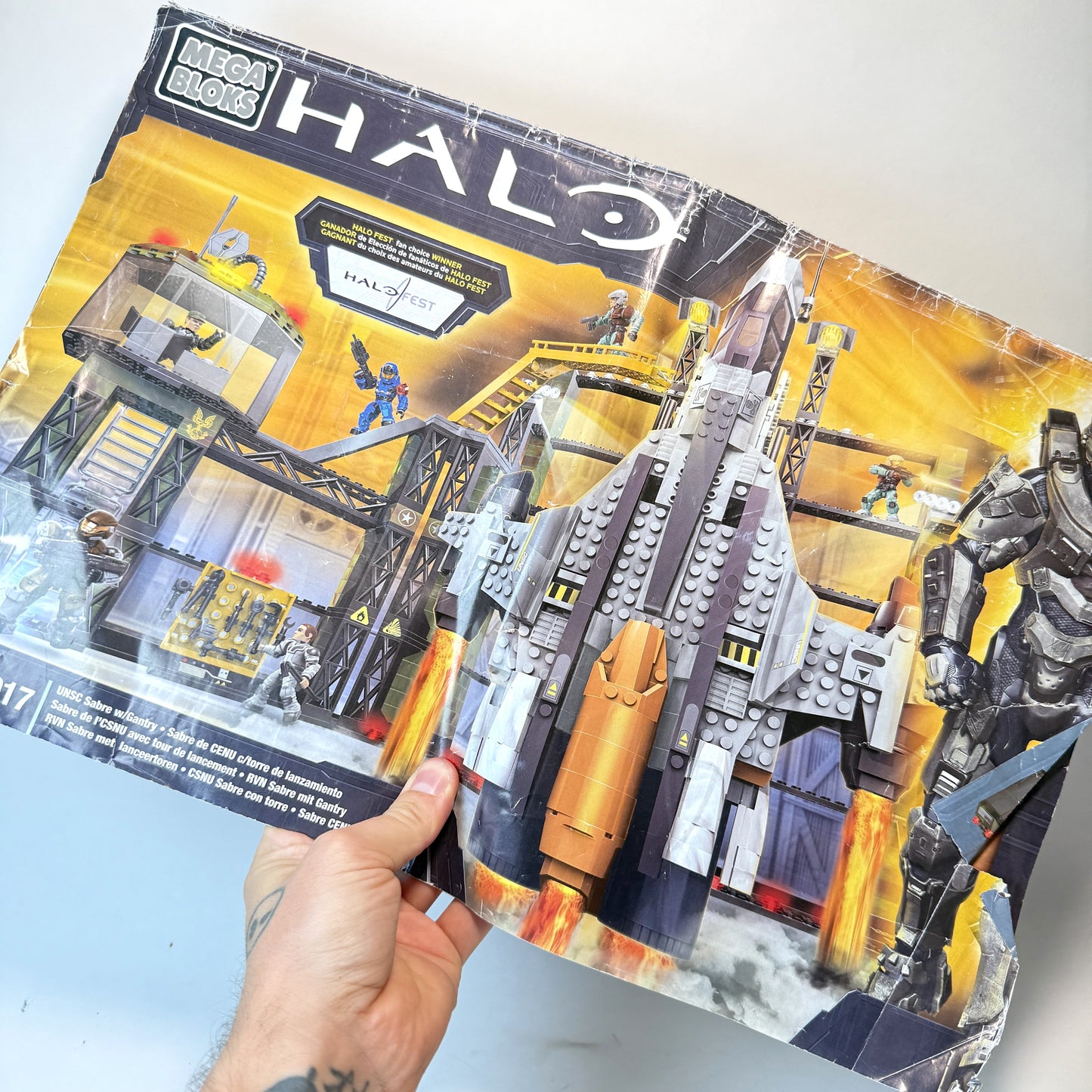 HaloFest UNSC Countdown w/ Instructions - Halo Mega Bloks
