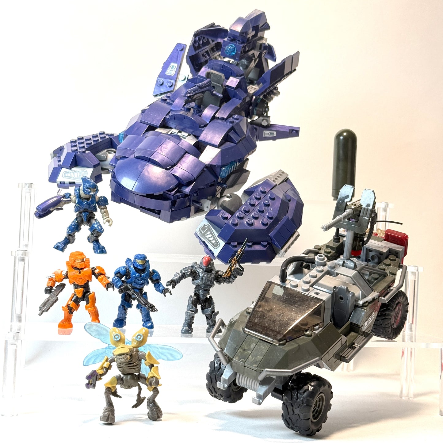 Reclaimer Bundle - Covenant Wraith Ambush VS Warthog Resistance - Mega Construx
