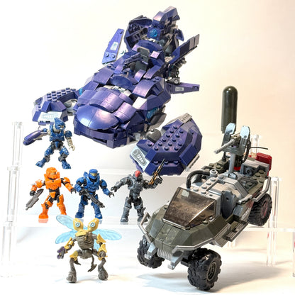 Reclaimer Bundle - Covenant Wraith Ambush VS Warthog Resistance - Mega Construx