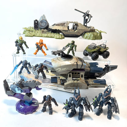 Halo Mega Bloks Collection - THREE Iconic Sets w/ Instructions