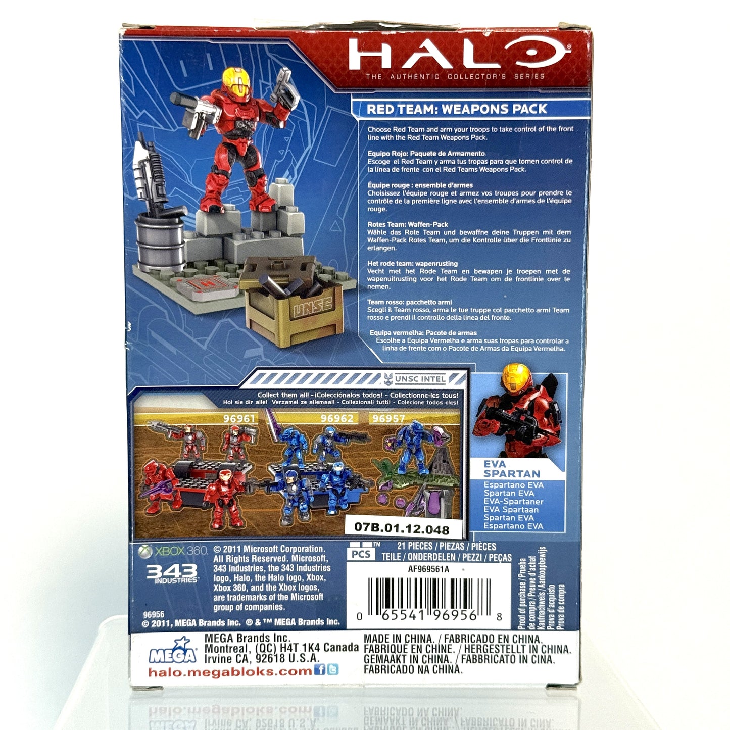 NEW 10th Anniversary Red V Blue Armory Set - Halo Mega Bloks