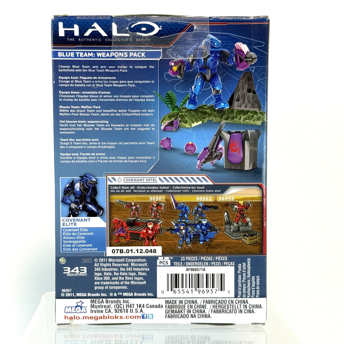 NEW 10th Anniversary Red V Blue Armory Set - Halo Mega Bloks
