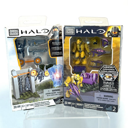NEW SEALED Armory Packs - Halo Mega Bloks