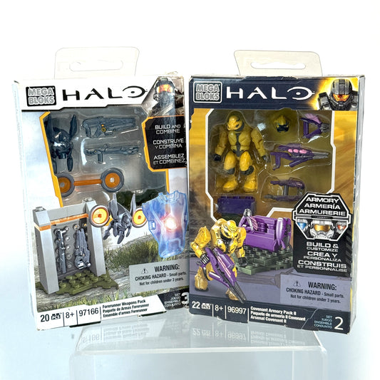 NEW SEALED Armory Packs - Halo Mega Bloks
