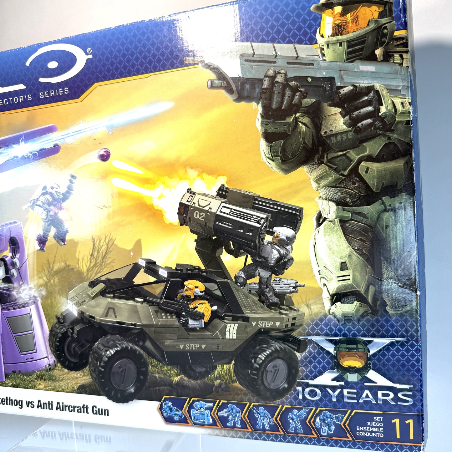 NEW SEALED Halo Reach AA Gun VS Rockethog - Halo Mega Bloks