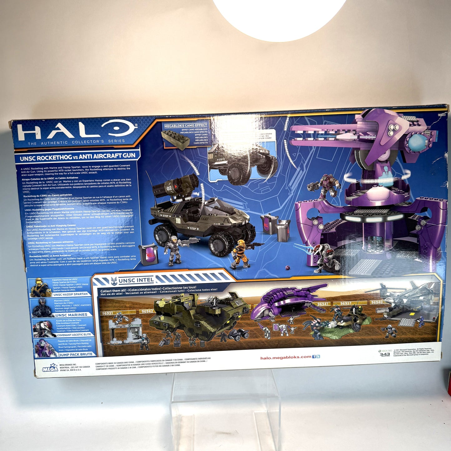 NEW SEALED Halo Reach AA Gun VS Rockethog - Halo Mega Bloks