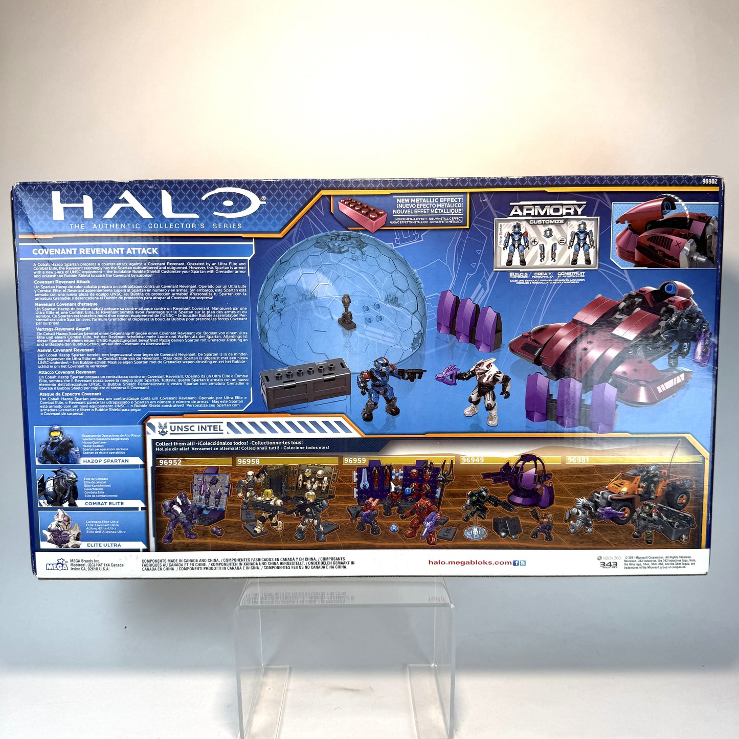 NEW SEALED Covenant Revenant Attack - Halo Mega Bloks