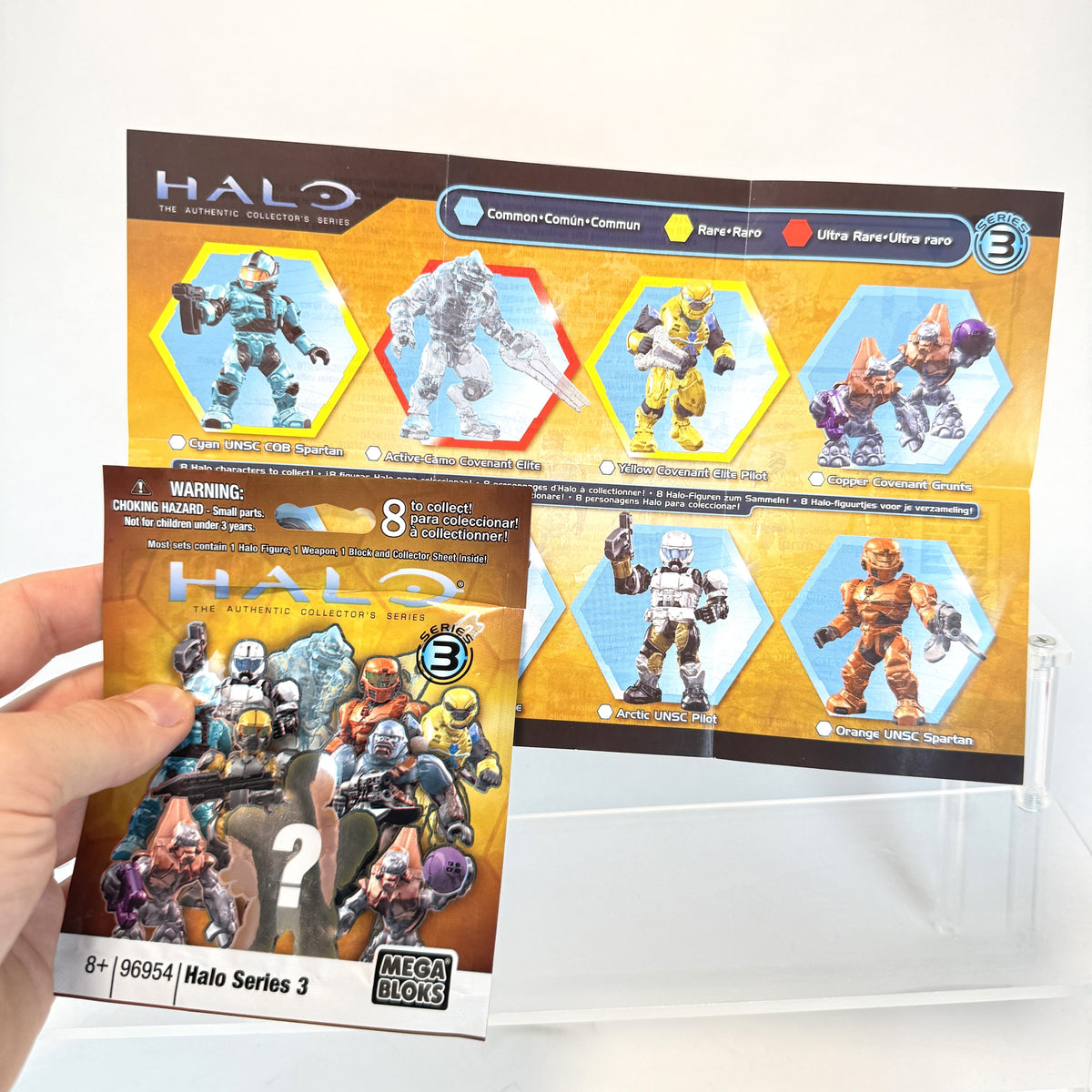 Halo Blind Bags Series 3 COMPLETE w/ Bag & Insert - Halo Mega Bloks