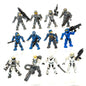 Legacy Combat Unit Figure TRIPLE Pack - Halo Mega Bloks