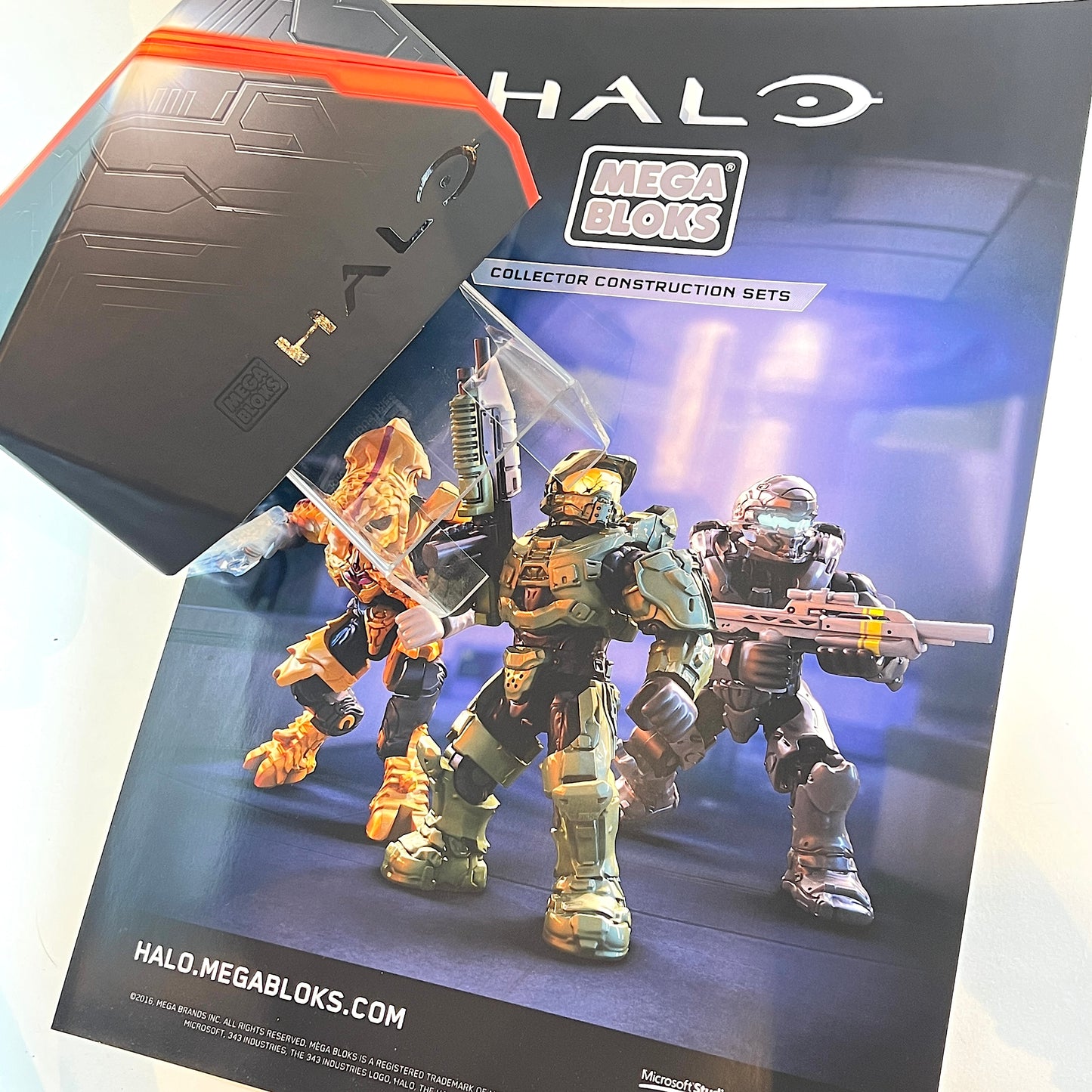 SEALED SDCC 2015 Icons Tribute Pack & Exclusive Poster - Halo 5 Guardians Mega Construx