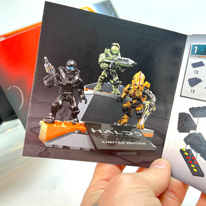 SEALED SDCC 2015 Icons Tribute Pack & Exclusive Poster - Halo 5 Guardians Mega Construx