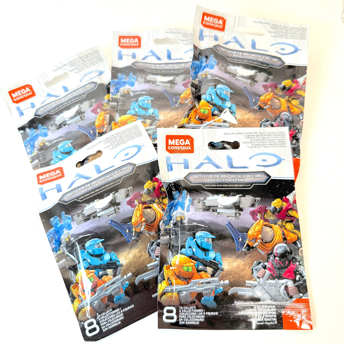 Battle for the Ark Five Blind Bags - Sealed & Uncoded - Halo Mega Construx