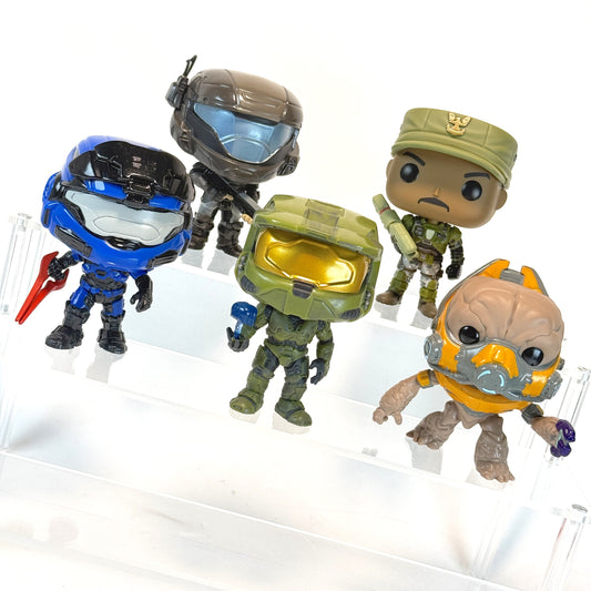 Halo Funko Pop Collection - Chase Red Sword, Chief, Johnson