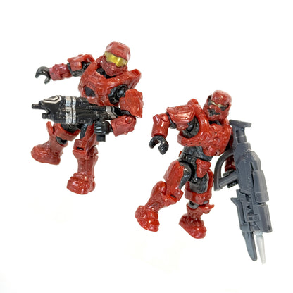 UNSC Crimson VS Venom Figures - Halo Mega Construx