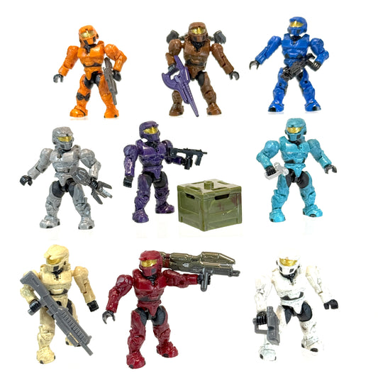 Original Spartan Tribute Army - Halo Mega Bloks