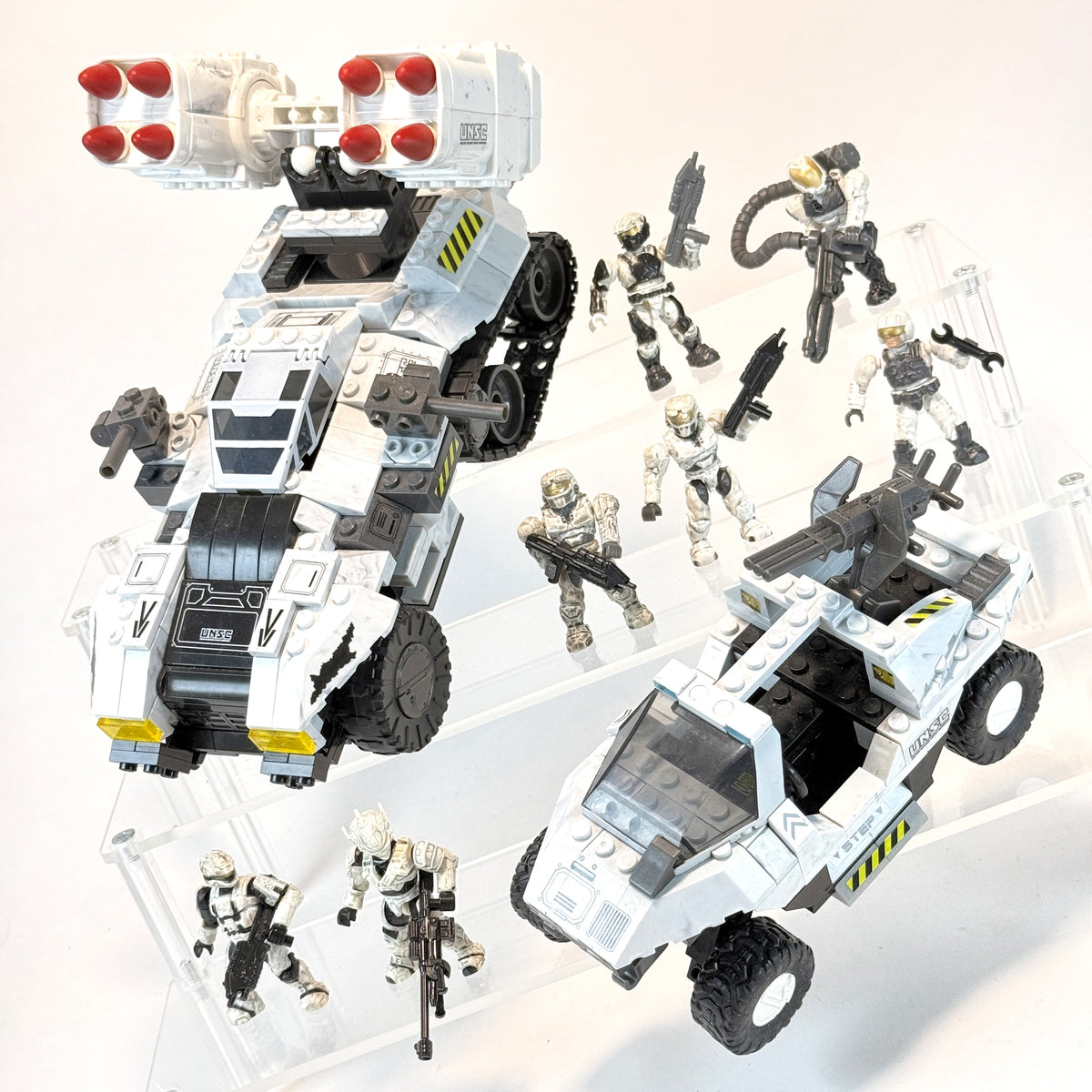 UNSC Arctic Bundle - Wolverine, Rocket Warthog - Halo Mega Bloks