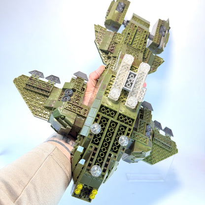 UNSC Pelican Dropship w/ Fresh Sticker Sheet - Halo Mega Bloks