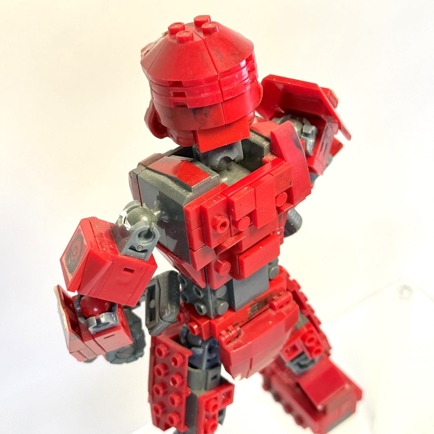 2009 Buildable Red Spartan - Halo Mega Blok