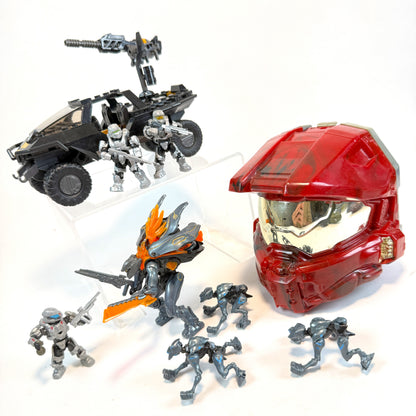 Halo 5 Collection - Attack Gausshog & Palmer VS Prometheans - Mega Construx