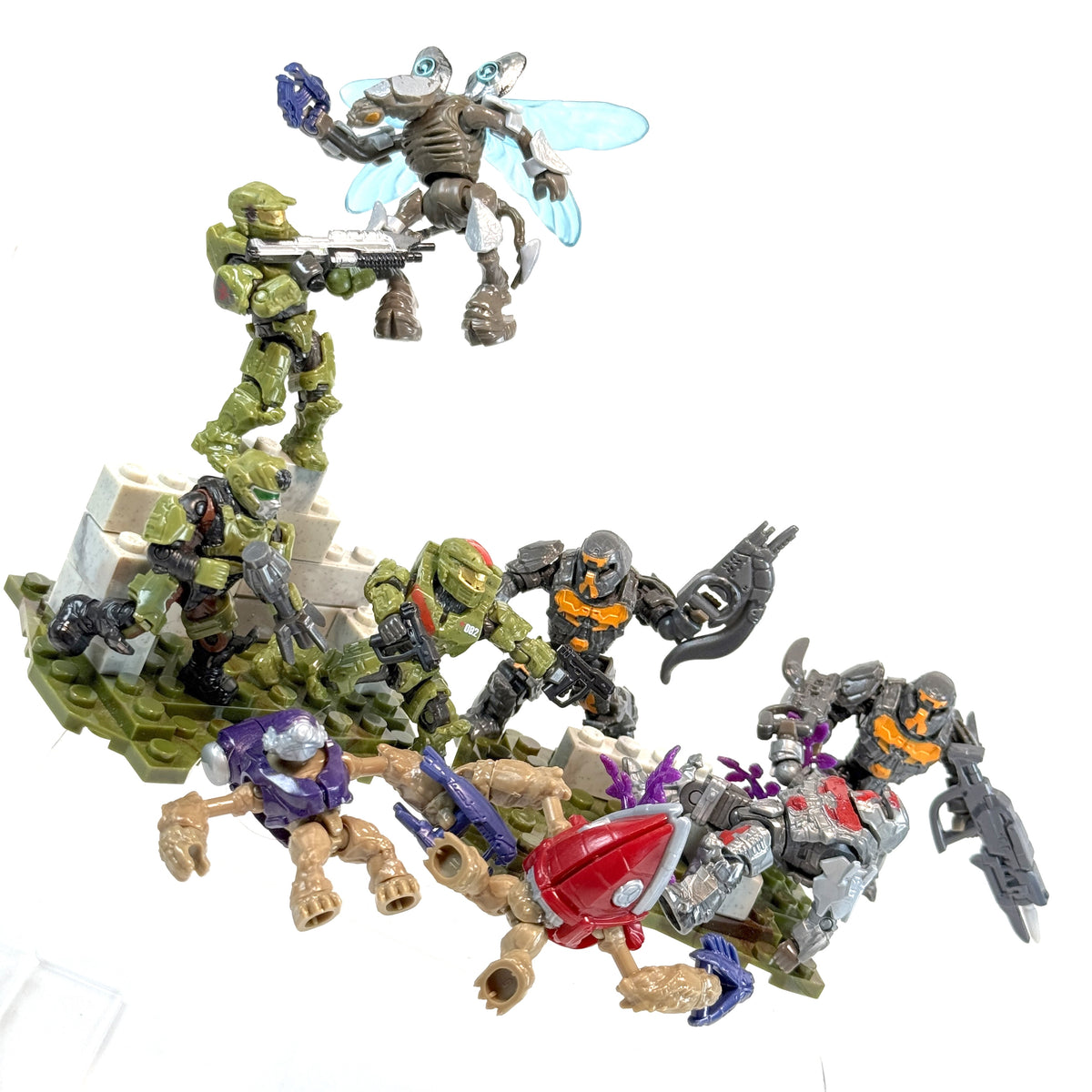 Red Team VS Banished Army - Halo Mega Construx