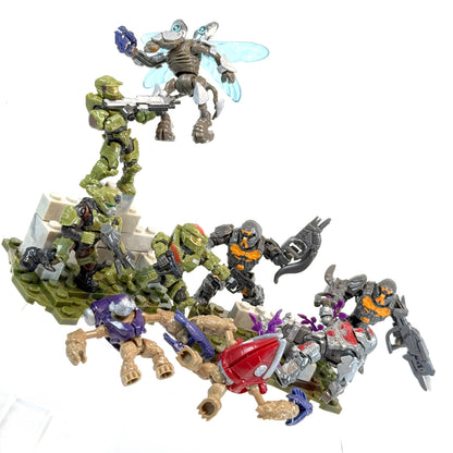 Red Team VS Banished Army - Halo Mega Construx