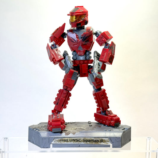 2009 Buildable Red Spartan - Halo Mega Blok
