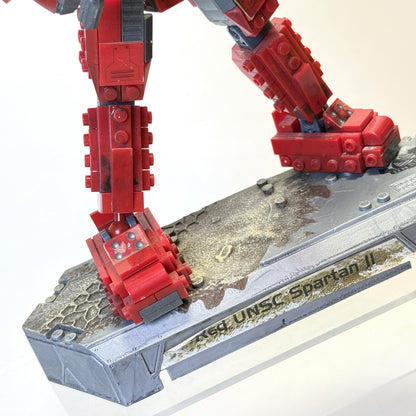 2009 Buildable Red Spartan - Halo Mega Blok