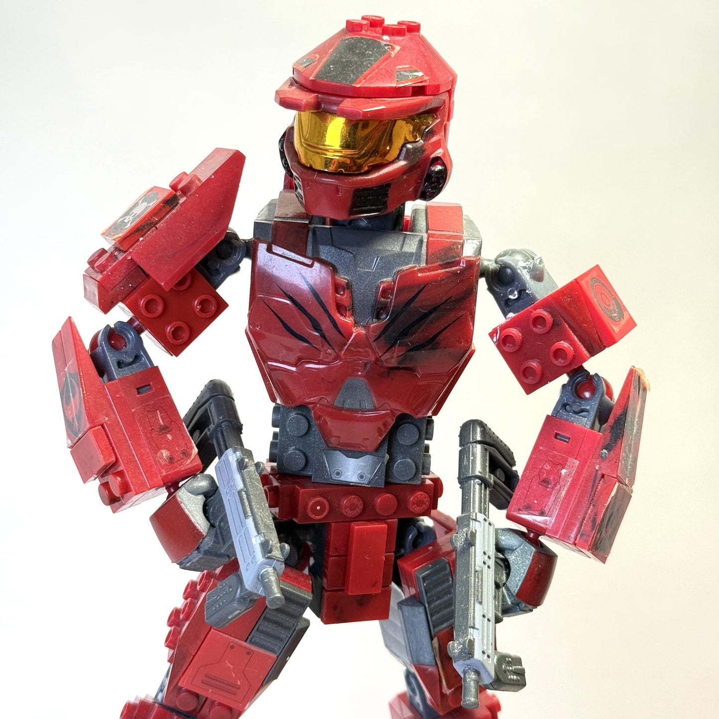 2009 Buildable Red Spartan - Halo Mega Blok