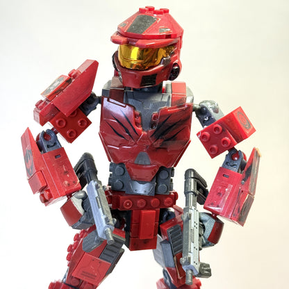 2009 Buildable Red Spartan - Halo Mega Blok