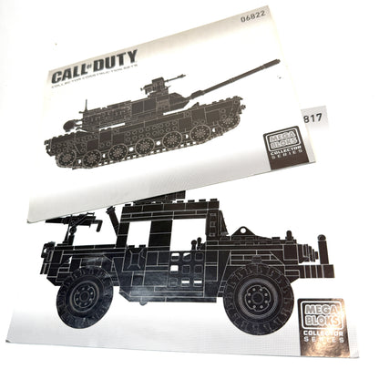 Desert Tank & Battle Tank Figures and Pieces - Call of Duty Mega Bloks
