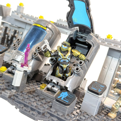Custom Cryo Bay Diorama w/ CE Chief! Halo Mega Construx