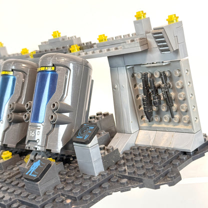 Custom Cryo Bay Diorama w/ CE Chief! Halo Mega Construx