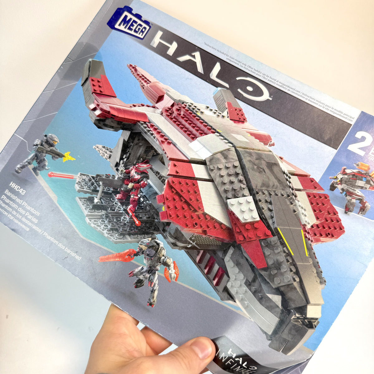Banished Phantom w/ Instructions - Halo Mega Construx