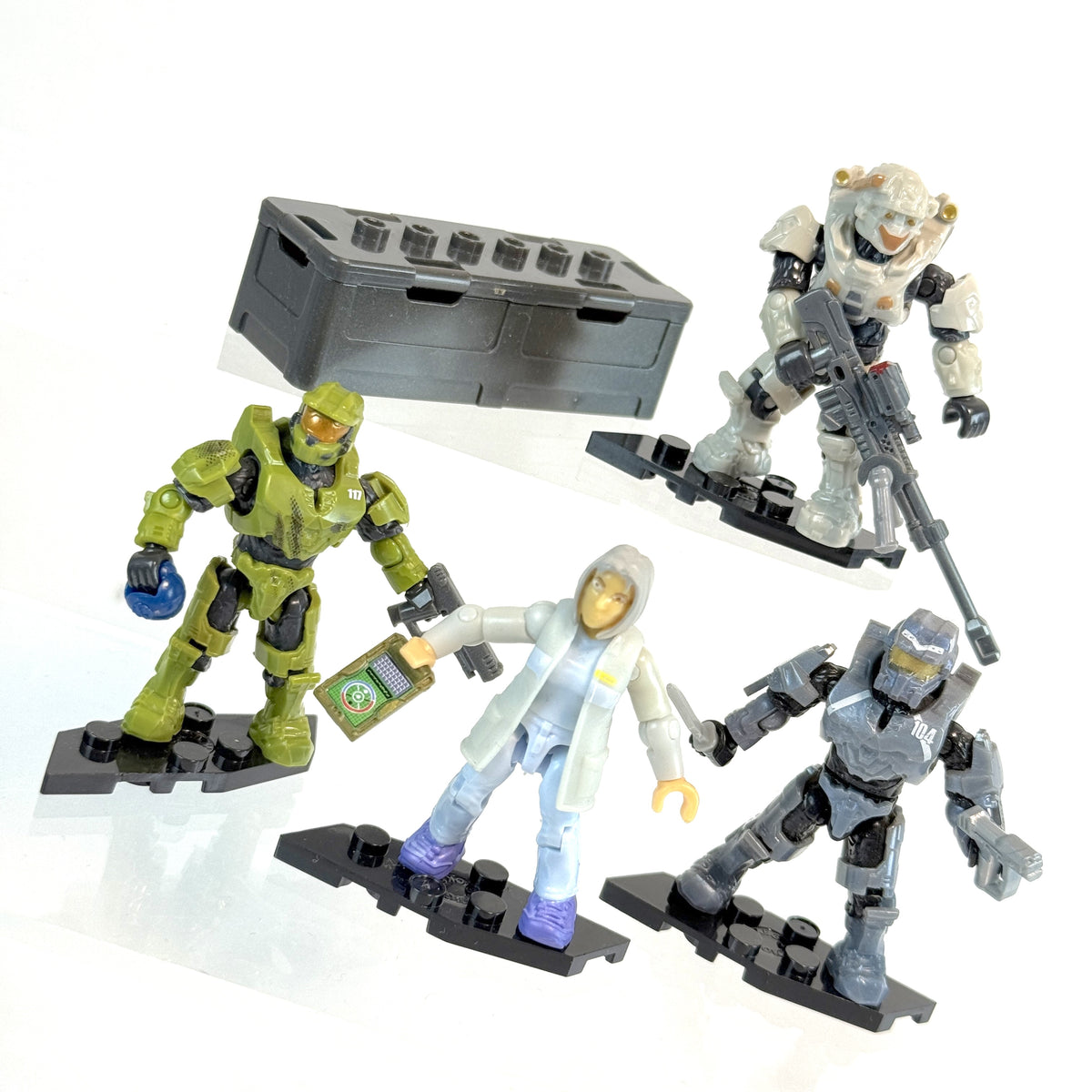 Halo Mega Construx Blue Team & Catherine Halsey