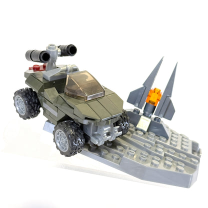 Micro Fleet Helmet & Mark VI Figure Bundle (Battlescape 3 Spartan) - Halo Mega Bloks