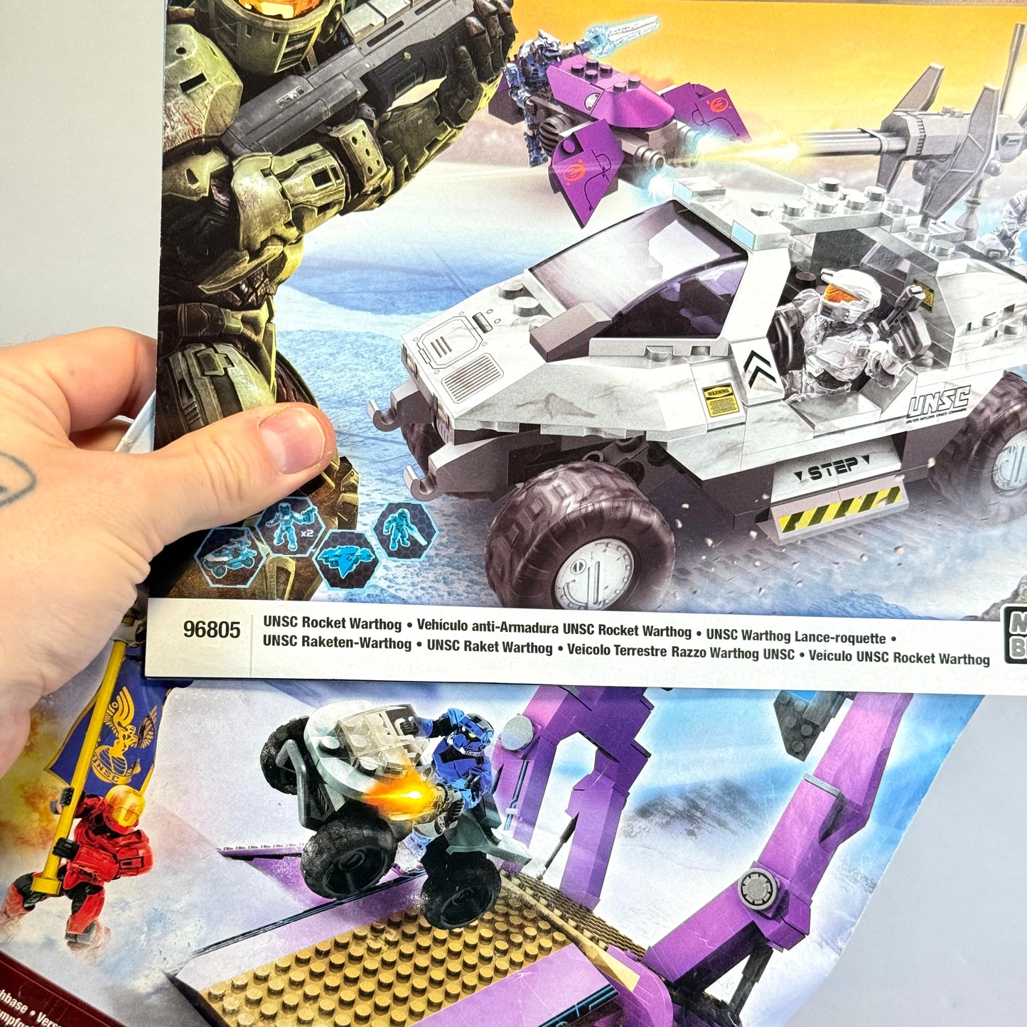 Ultimate Snowbound Bundle - Highbase, Rocket Warthog - Halo Mega Bloks