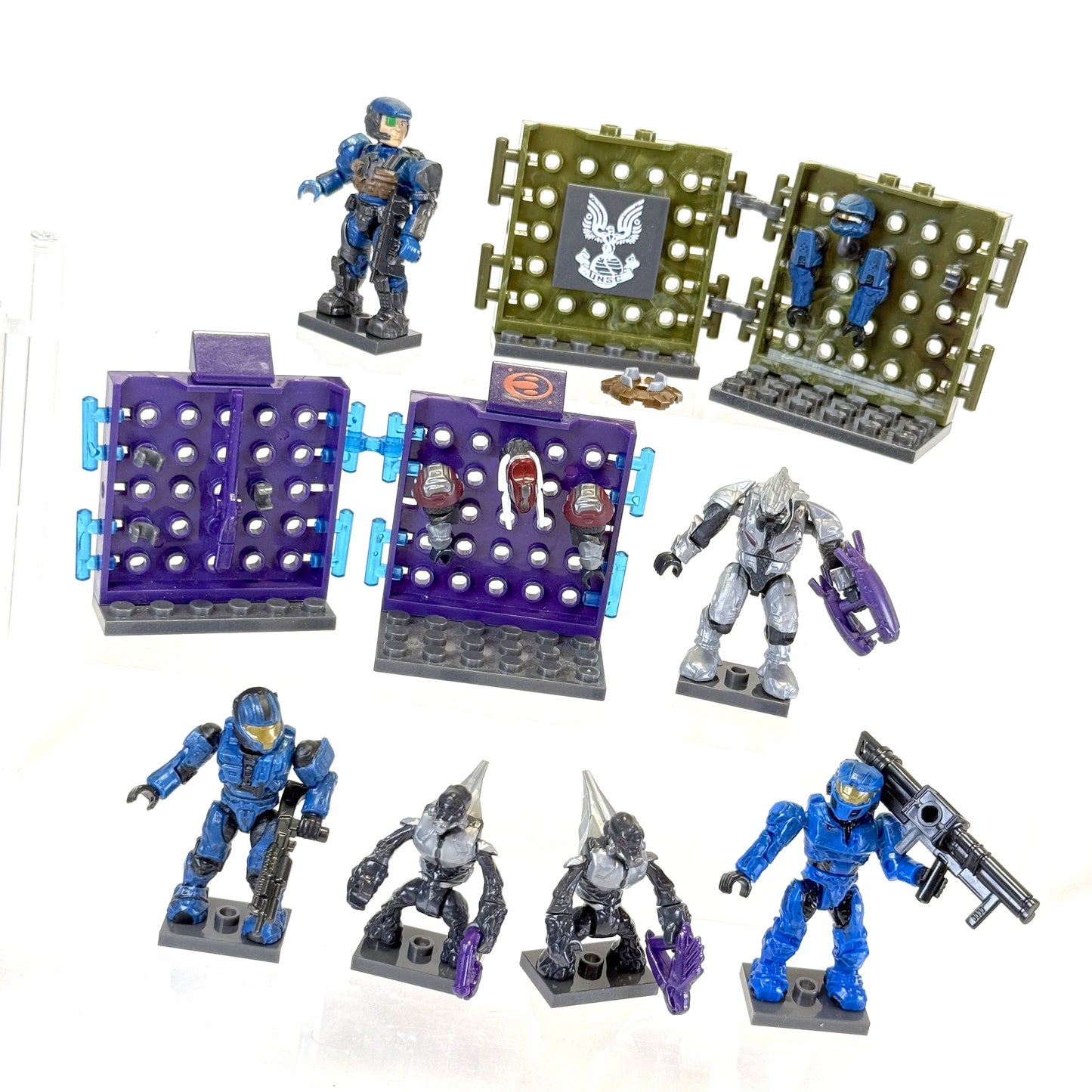 Cobalt & Silver Combat Units - Halo Mega Bloks