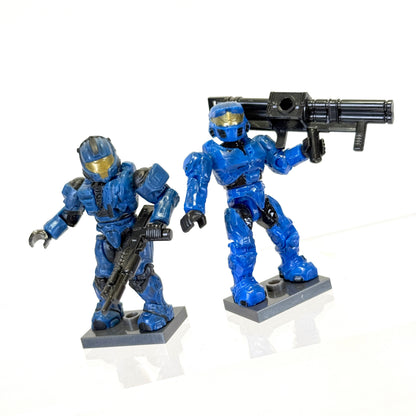 Cobalt & Silver Combat Units - Halo Mega Bloks