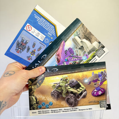 Classic Set Bundle 100% Complete w/ Instructions - Halo Mega Bloks