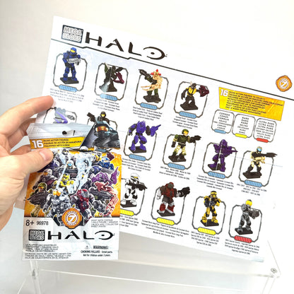 Halo Series 7 Blind Bag COMPLETE + ALL CHASE VARIANTS - Mega Bloks