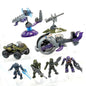 UNSC Mongoose & Brute Chopper 100% Complete w/ Instructions - Halo Mega Bloks